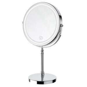 Lighted Makeup Mirror 3000 mAh Rechargeable Double Sided Magnifying Mirror